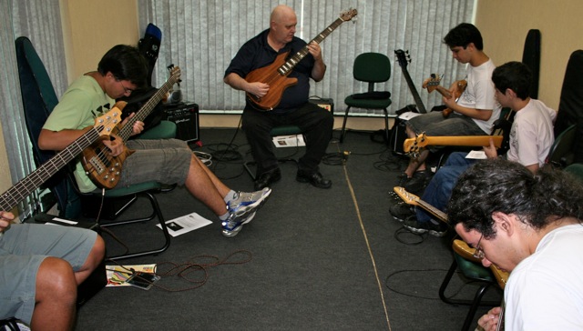 Students playing together in a lab